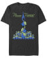 ფოტო #1 პროდუქტის Men's Alien Planet Short Sleeve Crew T-shirt