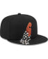 Фото #3 товара Men's Black San Francisco Giants Meteor 59FIFTY Fitted Hat