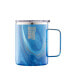 Фото #1 товара Robert Irvine Blue Geode Insulated Coffee Mug, 16 oz