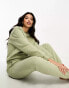 Фото #4 товара Chelsea Peers oversized sweatshirt in sage green