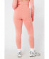 ფოტო #4 პროდუქტის Women's Seamless Marl Laser cut Leggings