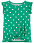 Фото #5 товара Футболка в горошек для девочек Carter's Kid Polka Dot Jersey Tee