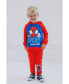 Фото #5 товара Boys Spidey and His Amazing Friends Fleece Pullover Hoodie and Pants Outfit Set to (2T - 7-8)