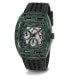 Фото #2 товара Guess Herren Armbanduhr Multifunktion Phoneix schwarz, grün 43 mm GW0499G7