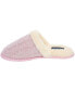 Фото #6 товара Women's Cable Knit Lip Sole Scuff Slipper