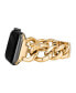 Фото #2 товара Ремешок для часов Anne Klein Gold-Tone Alloy Chain Bracelet Совместимый с Apple Watch 42/44/45/Ultra/Ultra 2