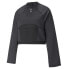 Puma Train First Mile X Mock Neck Long Sleeve Pullover Womens Black Casual Tops