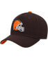 Фото #1 товара Big Boys and Girls Brown Cleveland Browns Pre-Curved Snapback Hat
