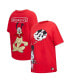 ფოტო #1 პროდუქტის Women's Minnie Mouse Red Mickey Friends True Love Boyfriend T-Shirt