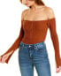 Фото #1 товара Good American 1/2-Zip Bodysuit Women's Brown 0