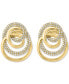ფოტო #2 პროდუქტის EFFY® Diamond Sculptural Drop Earrings (5/8 ct. t.w.) in 14k Gold