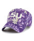 Фото #1 товара Men's Purple LSU Tigers Tropicalia Clean Up Adjustable Hat