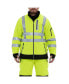 Men's Insulated HiVis Extreme Softshell Jacket with Reflective Tape