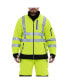 ფოტო #2 პროდუქტის Men's Insulated HiVis Extreme Softshell Jacket with Reflective Tape