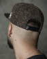 Фото #9 товара Blackskies Snapback cap, black, brown, grey wool screen, unisex premium baseball cap.