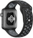 Ремешок для Apple Watch Silicone от 4wrist - Черный / Серый 42/44/45 мм - фото #3