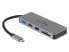 Фото #2 товара Адаптер Delock 87743 USB 3.2 Gen 1 (3.1 Gen 1) Type-C - HDMI - USB 2.0 - USB 3.2 Gen 1 (3.1 Gen 1) Type-A - USB 3.2 Gen 1 (3.1 Gen 1) Type-C - MicroSD (TransFlash) - MicroSDHC - MicroSDXC - SD - SDHC - SDXC - 3840 x 2160 pixels - серый - металл.