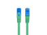 Фото #3 товара Lanberg PCF6A-10CC-0100-G - 1 m - Cat6a - S/FTP (S-STP) - RJ-45 - RJ-45 - Green