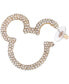 Women's Mickey Mouse Pave Essential Hoop Earrings