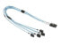 Фото #4 товара Supermicro IPASS to 4 SATA Cross-over Cable - 50cm - Pb-free - 0.5 m - Silver