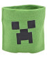 ფოტო #3 პროდუქტის Kids Unisex Minecraft Creeper Green and Black Silicone Watch 36mm Set