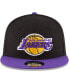 Men's Black, Purple Los Angeles Lakers 2-Tone 9FIFTY Adjustable Snapback Hat