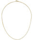 ფოტო #3 პროდუქტის Elongated Box Link 18" Chain Necklace in 14k Gold