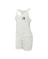 Women's Cream New York Yankees Gardner Hacci Knit Romper