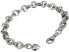 Silver bracelet with diamond Charm Statement DL071