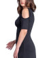 Women's Cut Out Shoulder A-Line Floor Length Dress