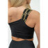 NEBBIA Intense Asymmetric Gold Sports Top High Support