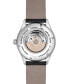 Фото #6 товара Наручные часы Reign Francis Leather Watch - Blue/Red, 42mm.