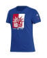 ფოტო #2 პროდუქტის Women's Royal New York Rangers Reverse Retro 2.0 Playmaker T-shirt
