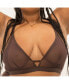 Фото #2 товара Plus Size Nude Shade Wireless Comfort Mesh Racerback Bra