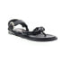Фото #2 товара A.S.98 Tarron A84001-101 Womens Black Leather Strap Sandals Shoes 6