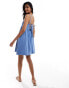 ASOS DESIGN smock tie back sundress in washed