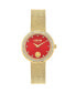 ფოტო #1 პროდუქტის Women's Two-Hand Quartz Lea Gold-Tone Stainless Steel Bracelet 35mm