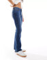 Hollister mid-rise boot fit jeans in blue