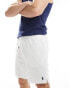 Polo Ralph Lauren icon logo spa terry sweat shorts in white CO-ORD