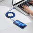 Фото #9 товара Kabel przewód do szybkiego ładowania i transferu danych USB-C USB-C 100W 2m niebieski