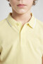 Erkek Çocuk Pike Kısa Kollu Polo Tişört B6162A824SM