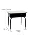 Student Desk With Open Front Metal Book Box - School Desk