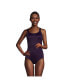 Women's Mastectomy Scoop Neck Soft Cup Tugless Sporty One Piece Swimsuit