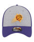 Фото #4 товара Men's Heather Gray/Purple Phoenix Suns Two-Tone 39THIRTY Flex Hat