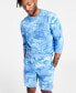 Фото #4 товара Men's Dip-Dyed Fleece Shorts, Created for Macy's