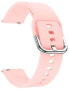 Розовый силиконовый ремешок для часов 4wrist "Pink" 22 mm - фото #1