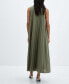 ფოტო #3 პროდუქტის Women's Pleated Midi Dress