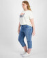 Фото #2 товара Trendy Plus Size 311 Shaping Skinny Capri Jeans