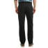 Фото #3 товара George Flat Front Wrinkle Resistant Pants Men's 38x30 Black Cotton Pull-On Solid