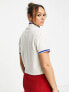 Фото #2 товара adidas Originals varsity crop t-shirt in off white marl